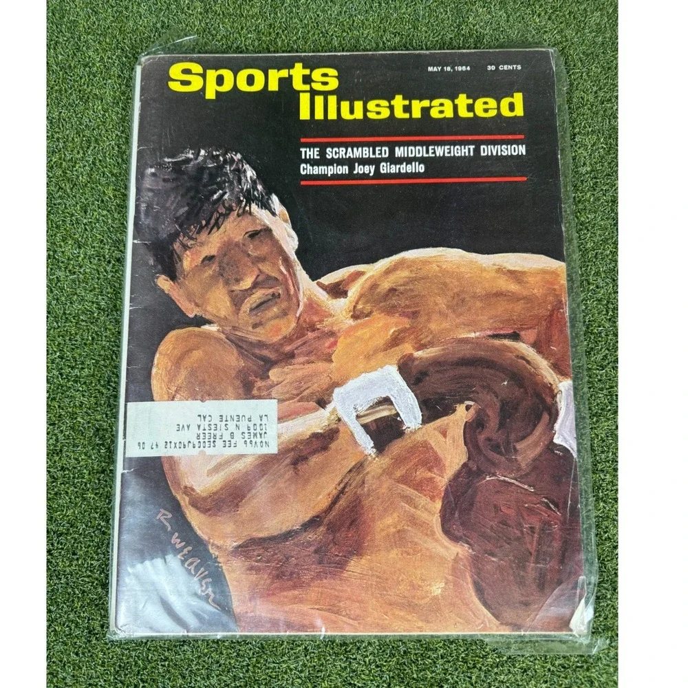 Sports Illustrated May 18 1964 Joey Giardello Boxing Cover‎ SI